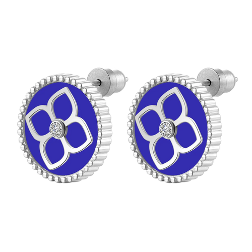 Ameera / Earrings Blue Silver