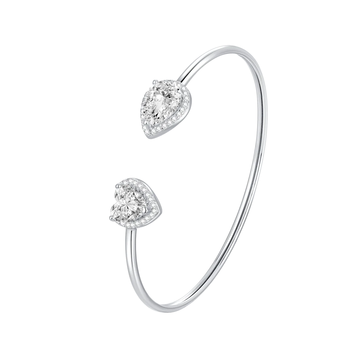 Charming Heart / Bangle Silver