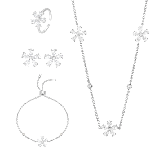 Daisy Flower / Simple Set Silver
