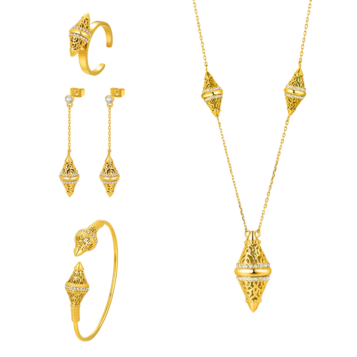 Lantern / Set Gold