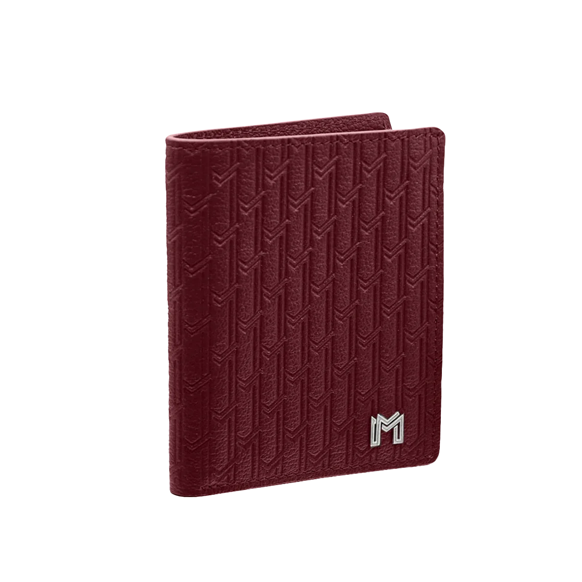 جلد الجمل بورغندي / فضي