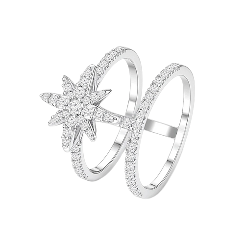 Moonstar / Dual Ring Silver
