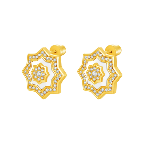Najm / Earrings Pearl Gold