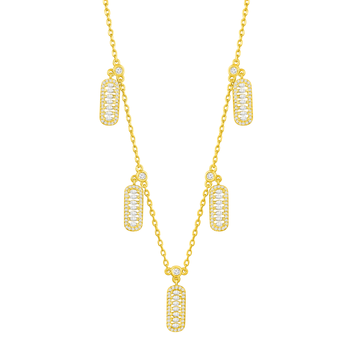 Fyne / Multi Necklace Gold