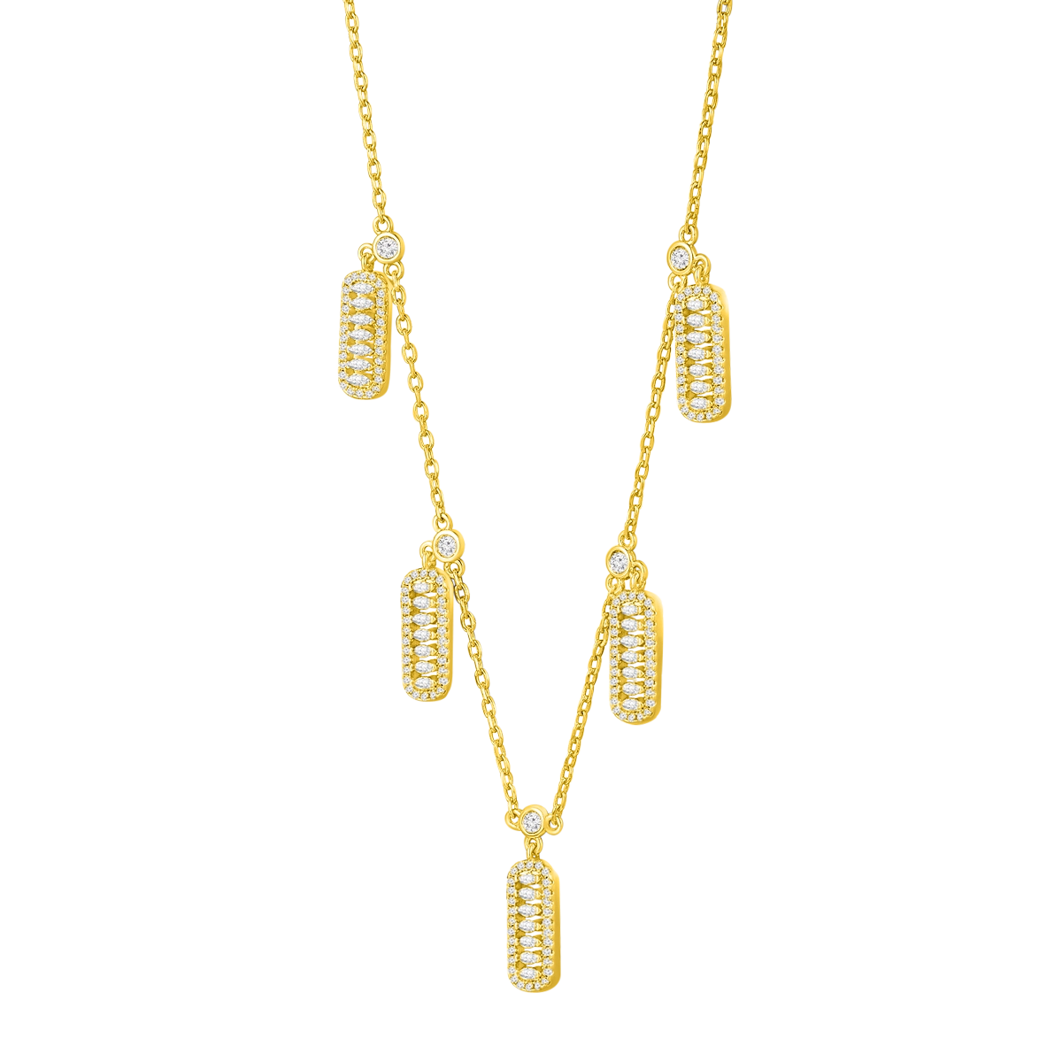 Fyne / Multi Necklace Gold