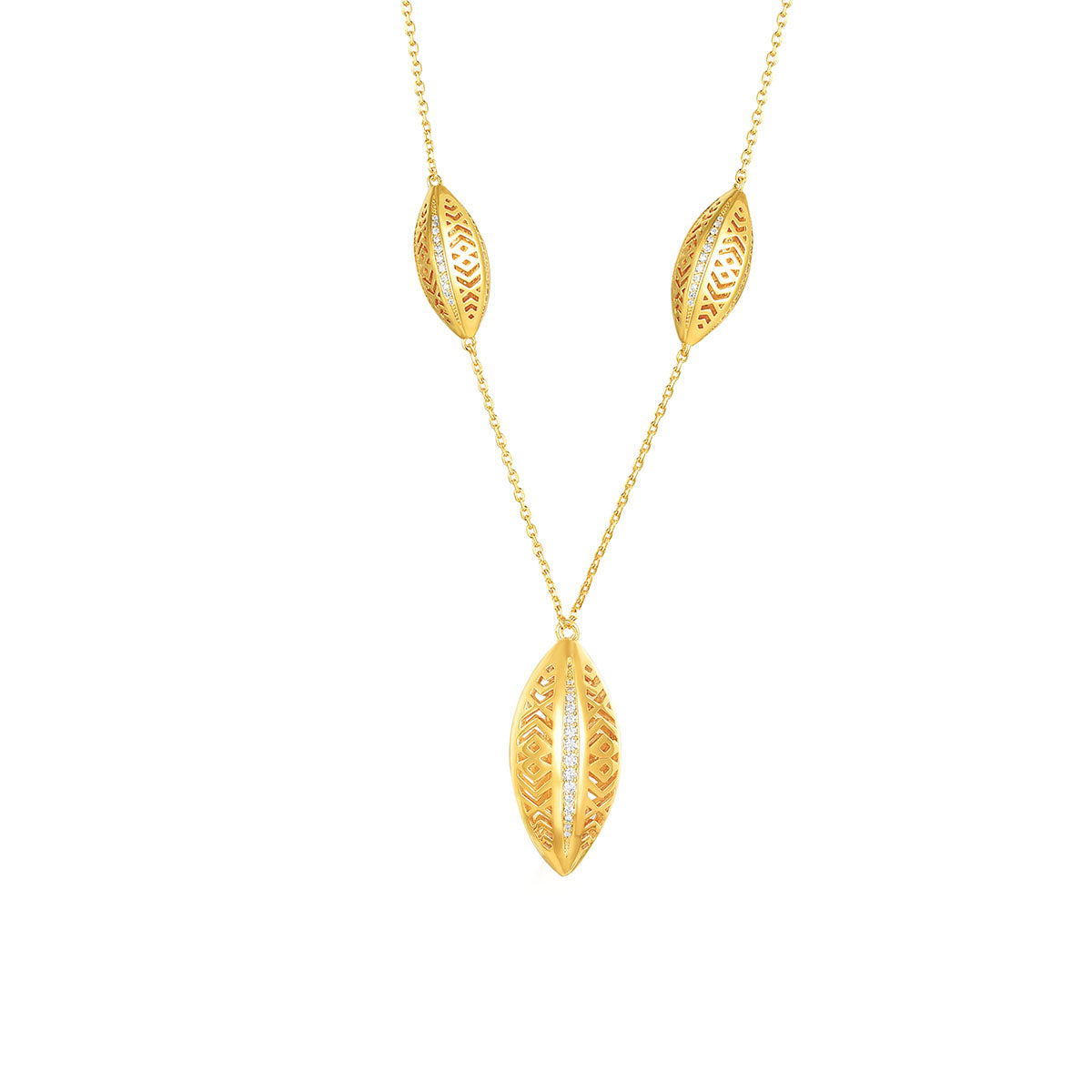 Leaf / Necklace Gold