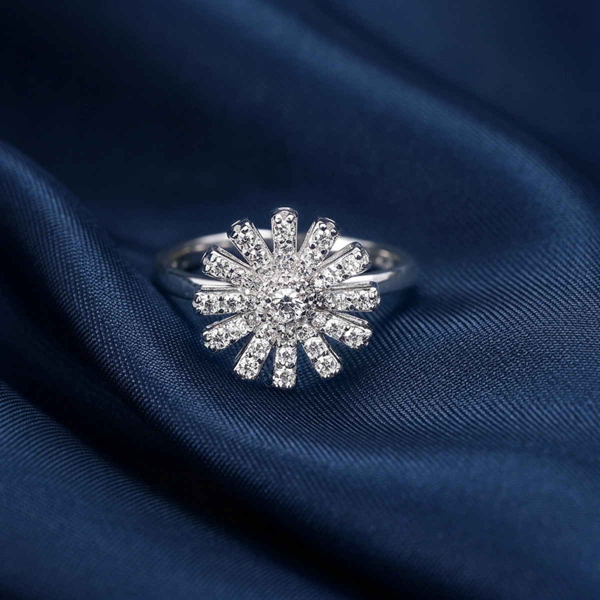 Charming Sunflower / Ring Silver