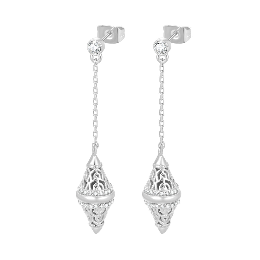 Lantern / Earrings Silver