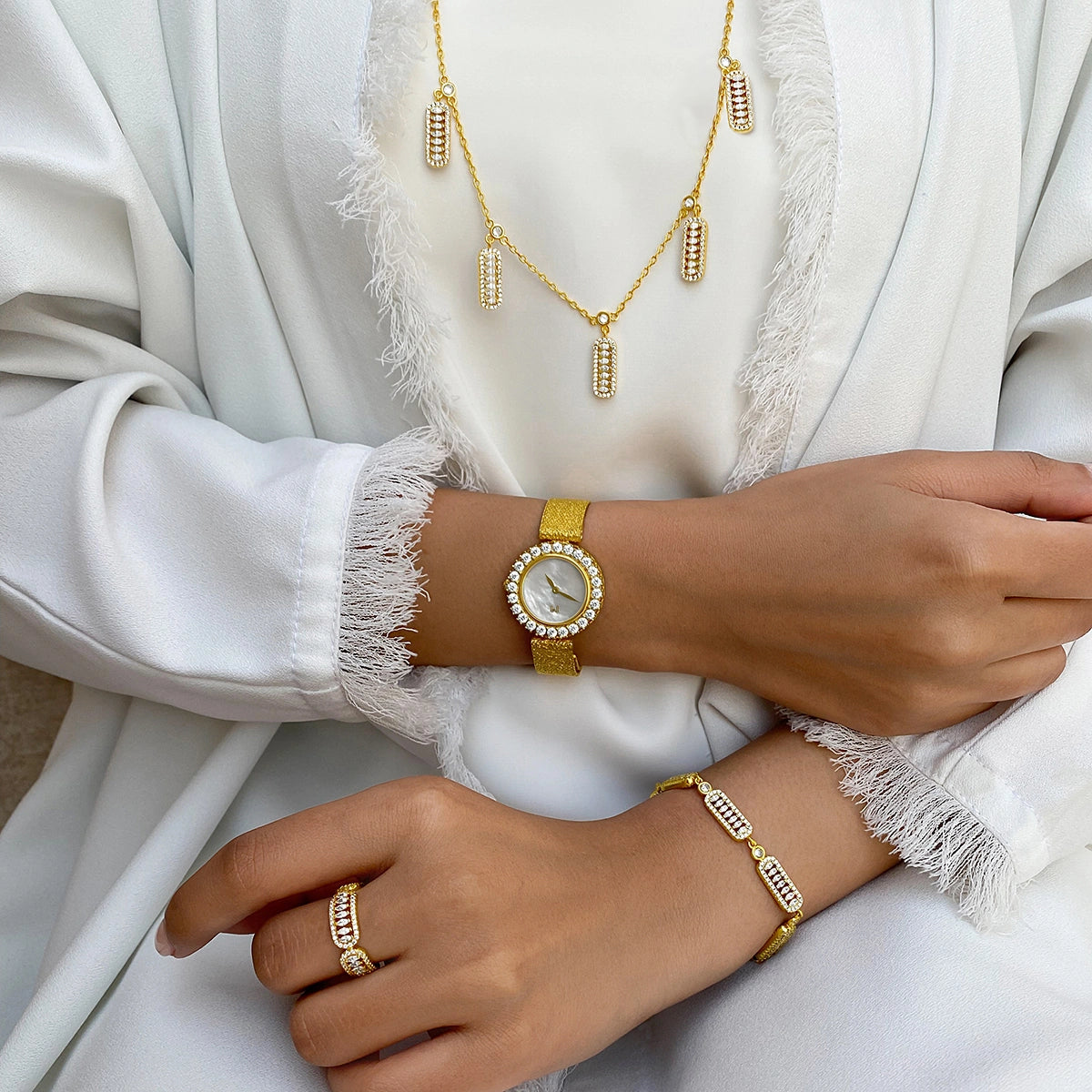 Fyne / Multi Necklace Gold