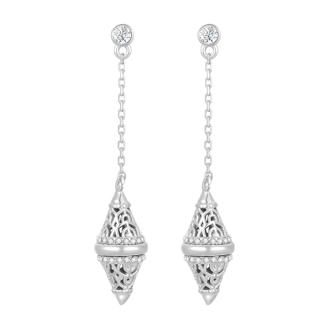 Lantern / Earrings Silver