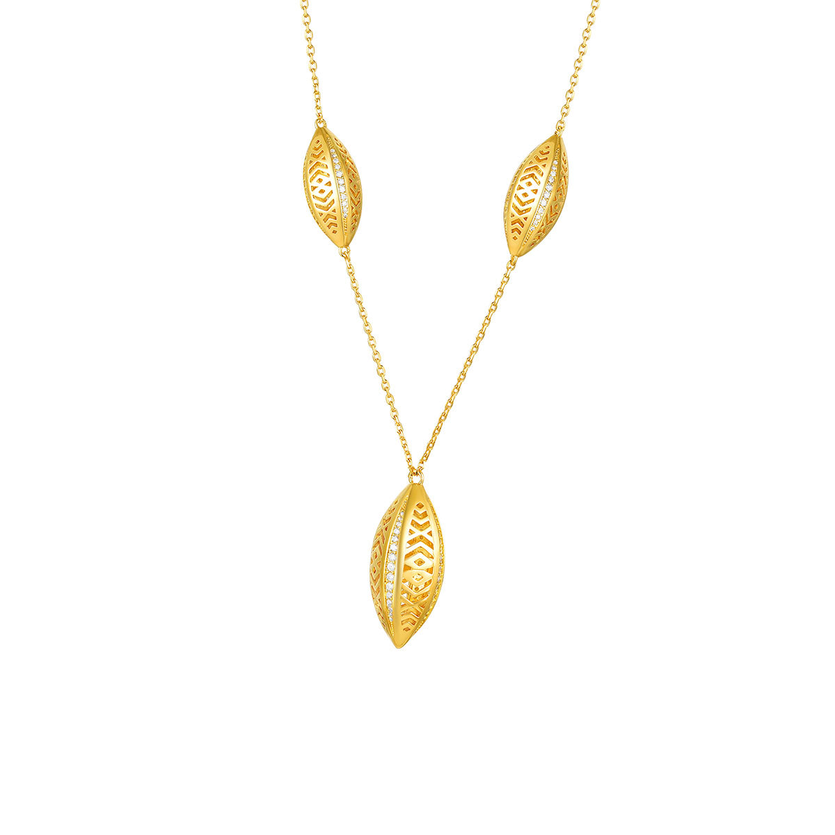 Leaf / Necklace Gold