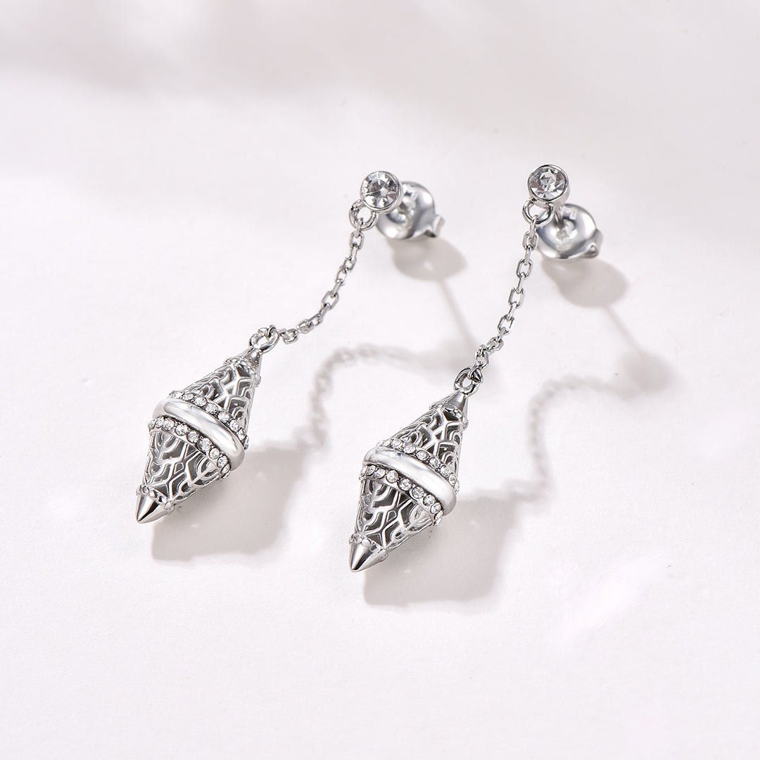 Lantern / Earrings Silver