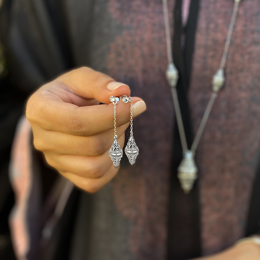 Lantern / Earrings Silver