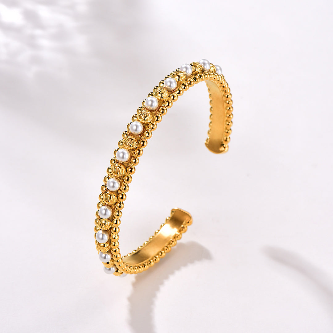 Sadaf / Bangle Pearl Gold