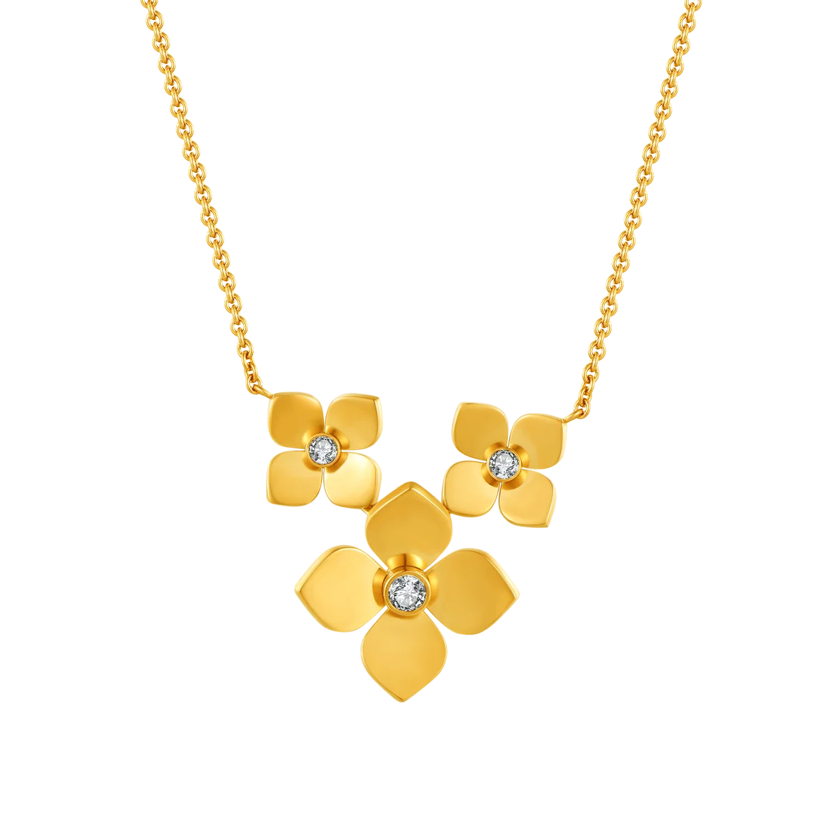 بلوم / عقد بلوم باللون الذهبي