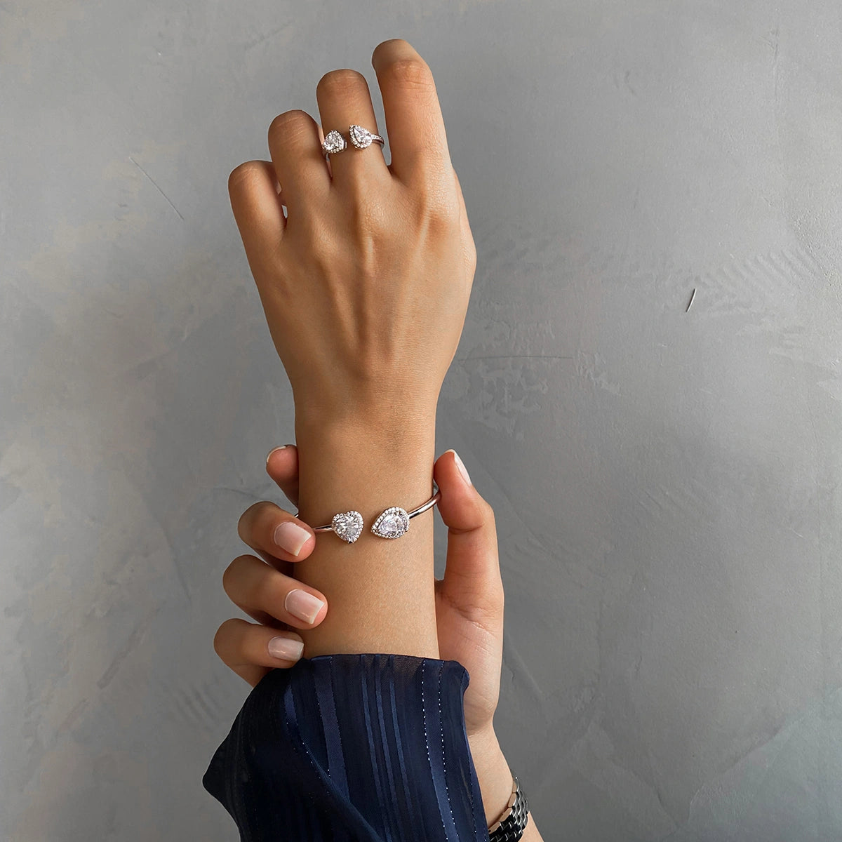 Charming Heart / Bangle Silver