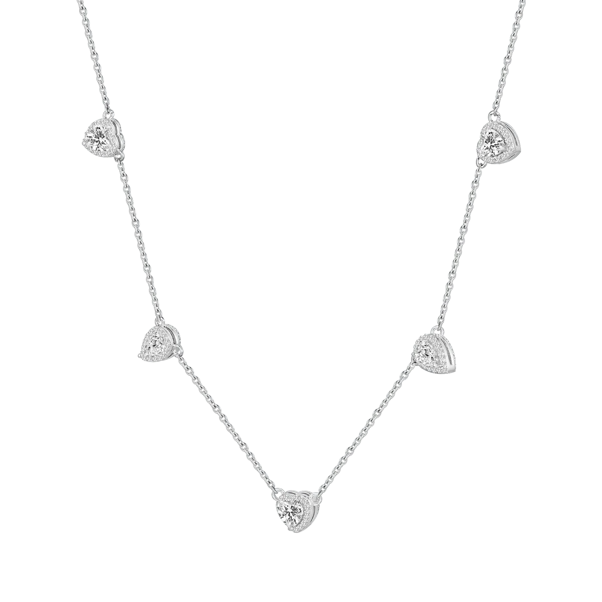 Charming Heart / Necklace Silver