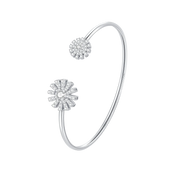 Charming Sunflower / Bangle Silver