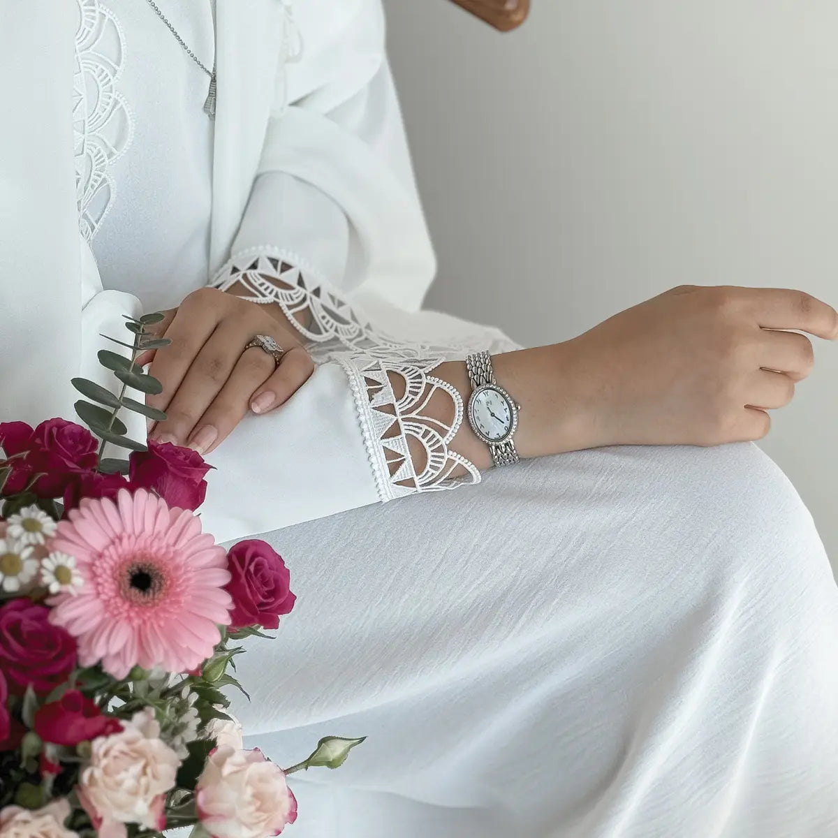 Abeer / Daisy Leaf Silver - Gift Set