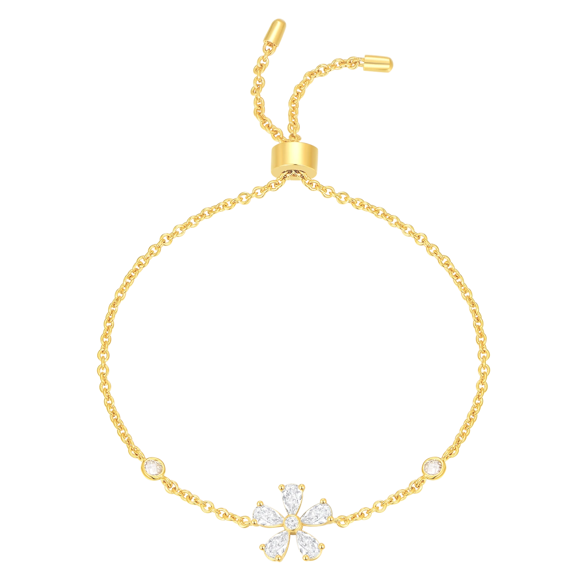 Daisy Flower / Bracelet Gold