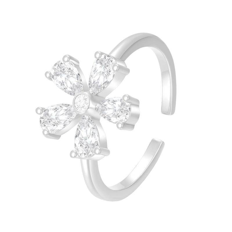 Daisy Flower / Multi Motif Set Silver