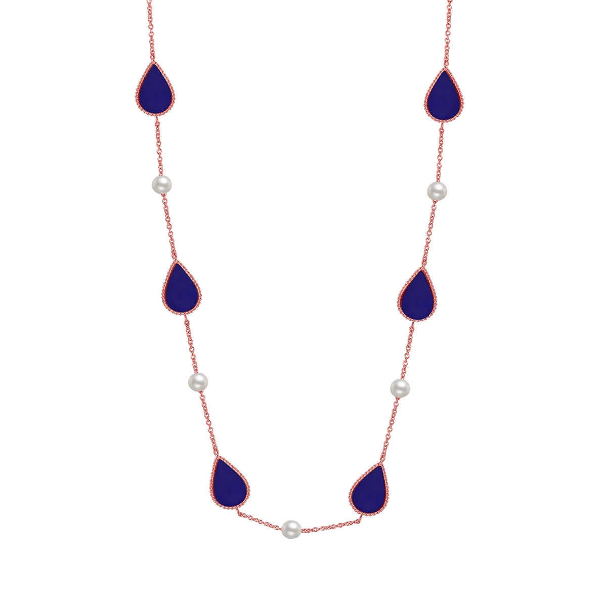 دروب / عُقد الياقوت بلون الروز قولد