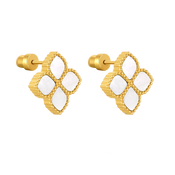Joory / Earrings Pearl Gold