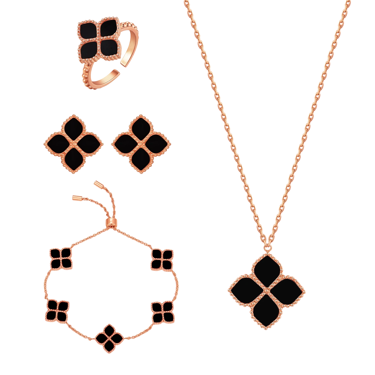 Joory / Set Black Rose Gold