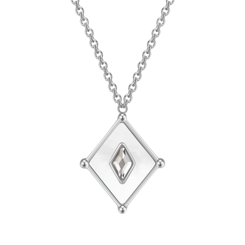 Kite / Necklace Pearl Silver