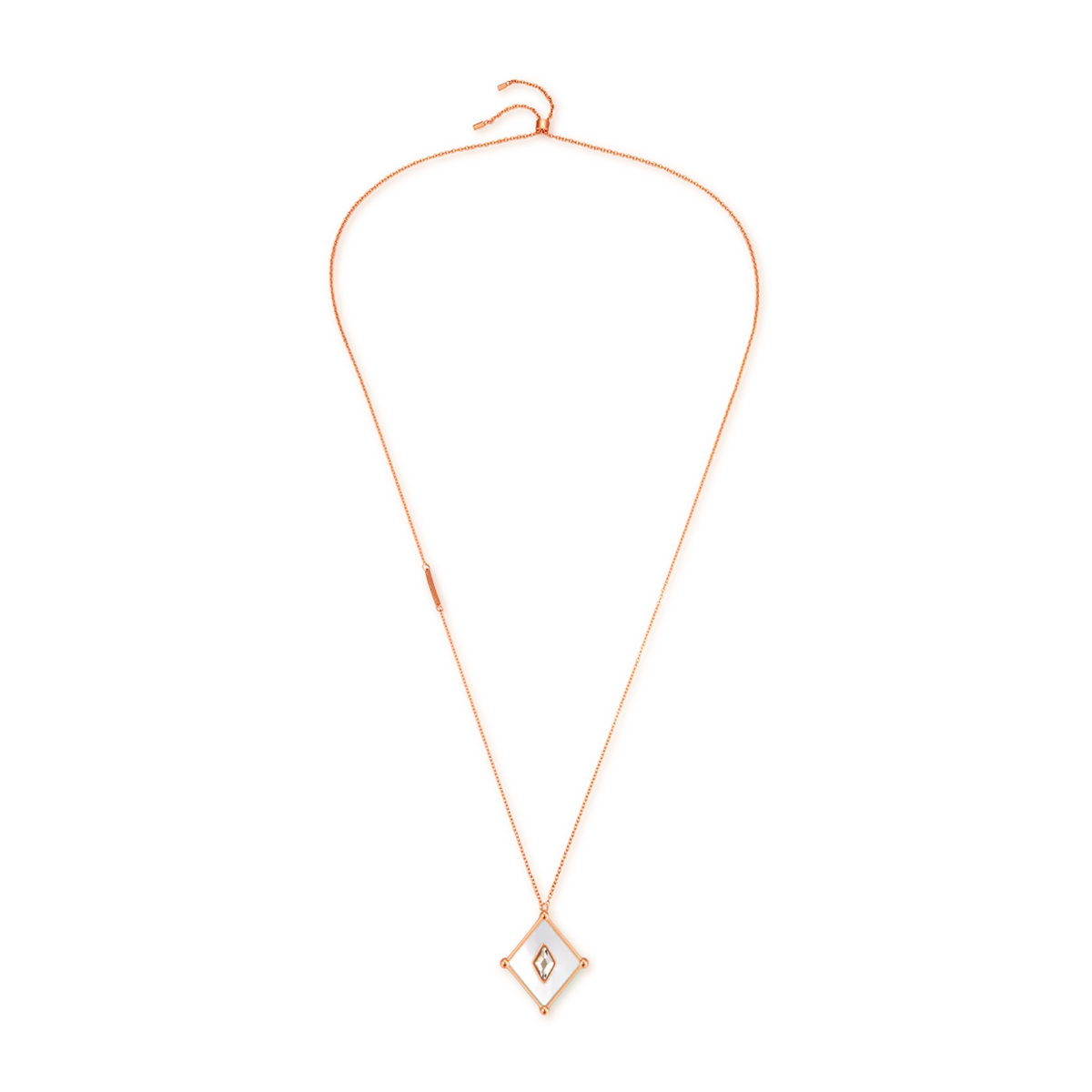 Kite / Necklace Pearl Rose Gold