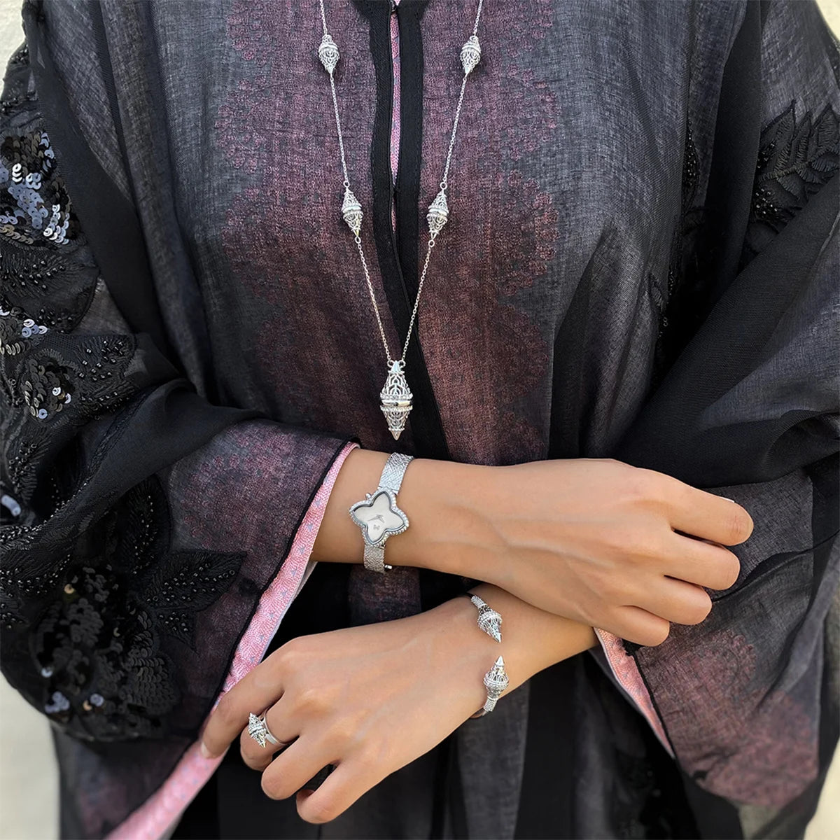 Lantern / Necklace Silver