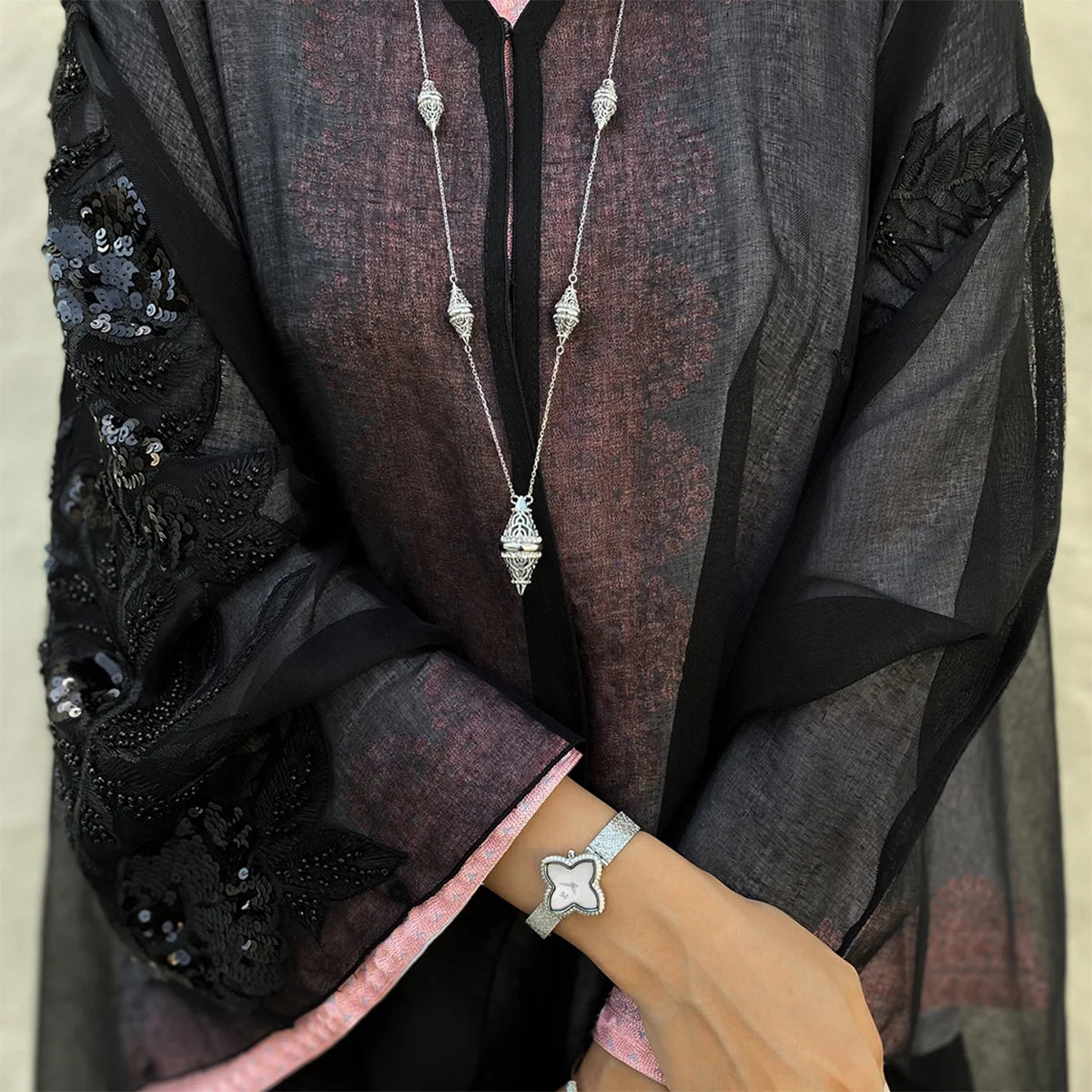 Lantern / Necklace Silver