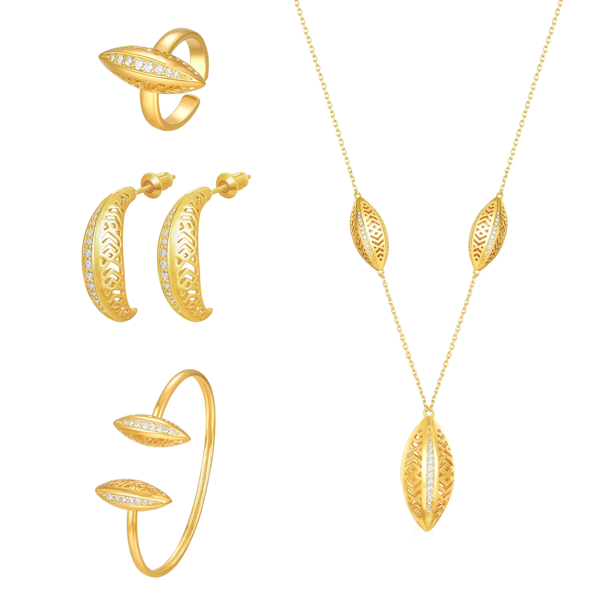 Leaf / Set Gold