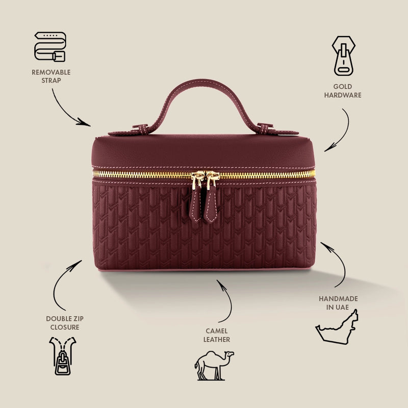 Maitha Handbag / Burgundy