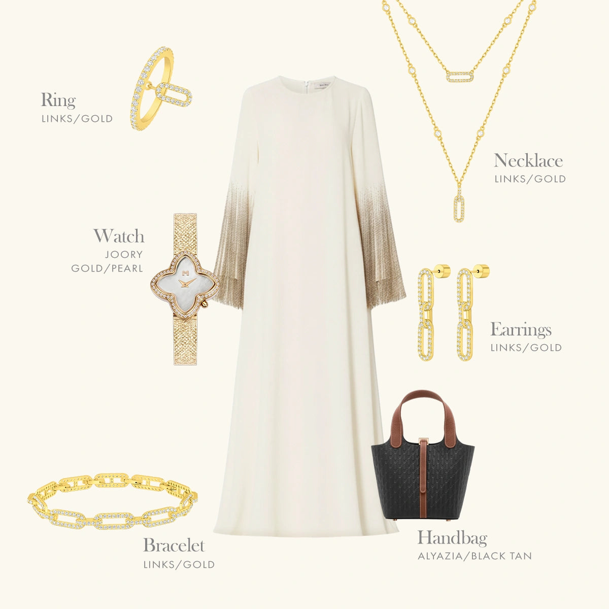 Links / Dual Ring Gold