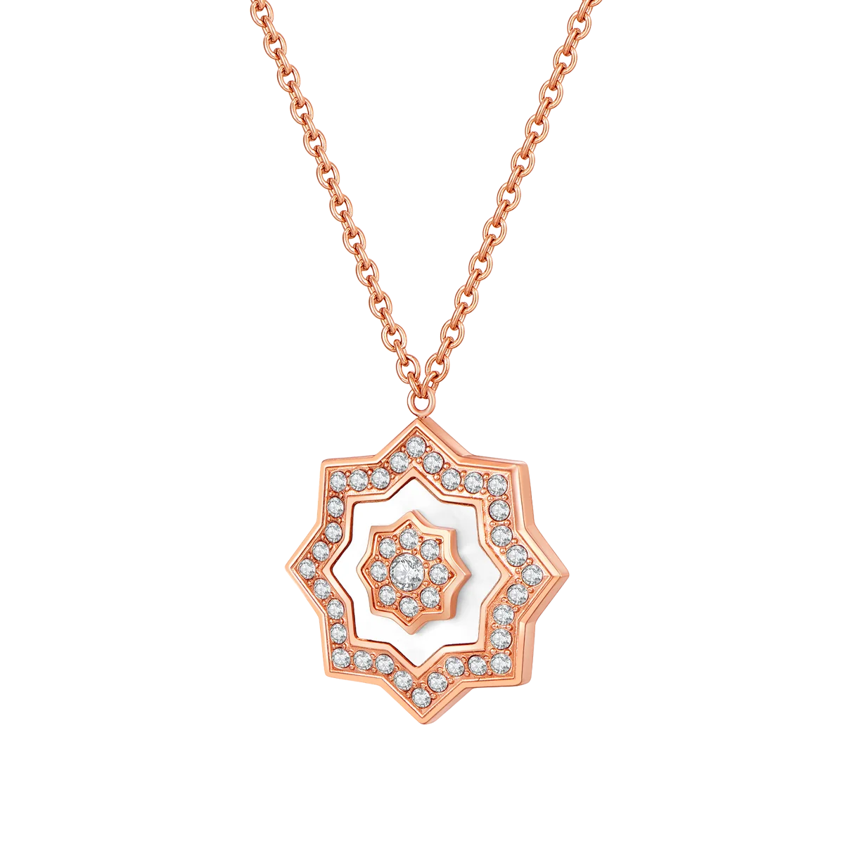 Najm / Necklace Pearl Rose Gold