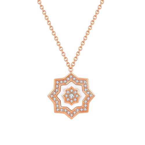 Najm / Necklace Pearl Rose Gold