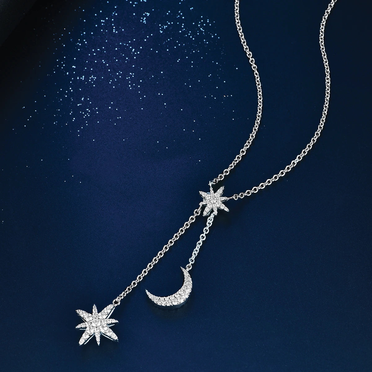 Moonstar / Necklace Silver