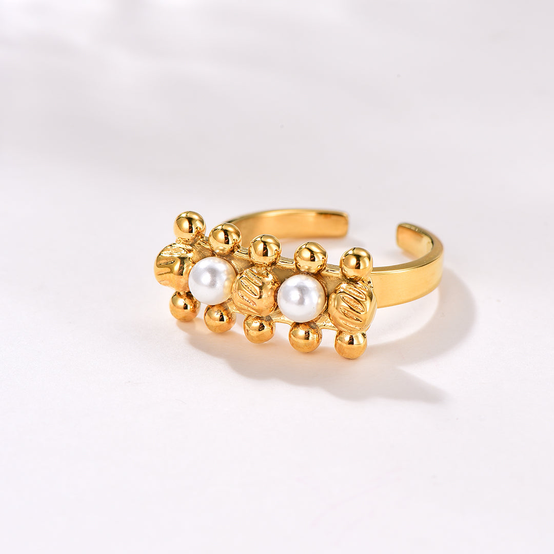 Sadaf / Ring Pearl Gold