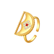 شناف / خاتم باللون الذهبي