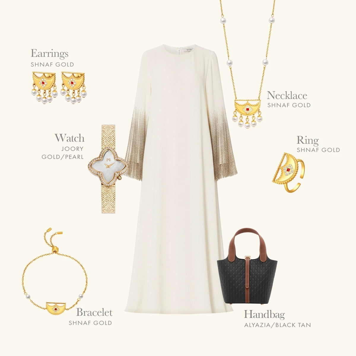 Shnaf Gold / Alyazia  / Charm - Gift Set