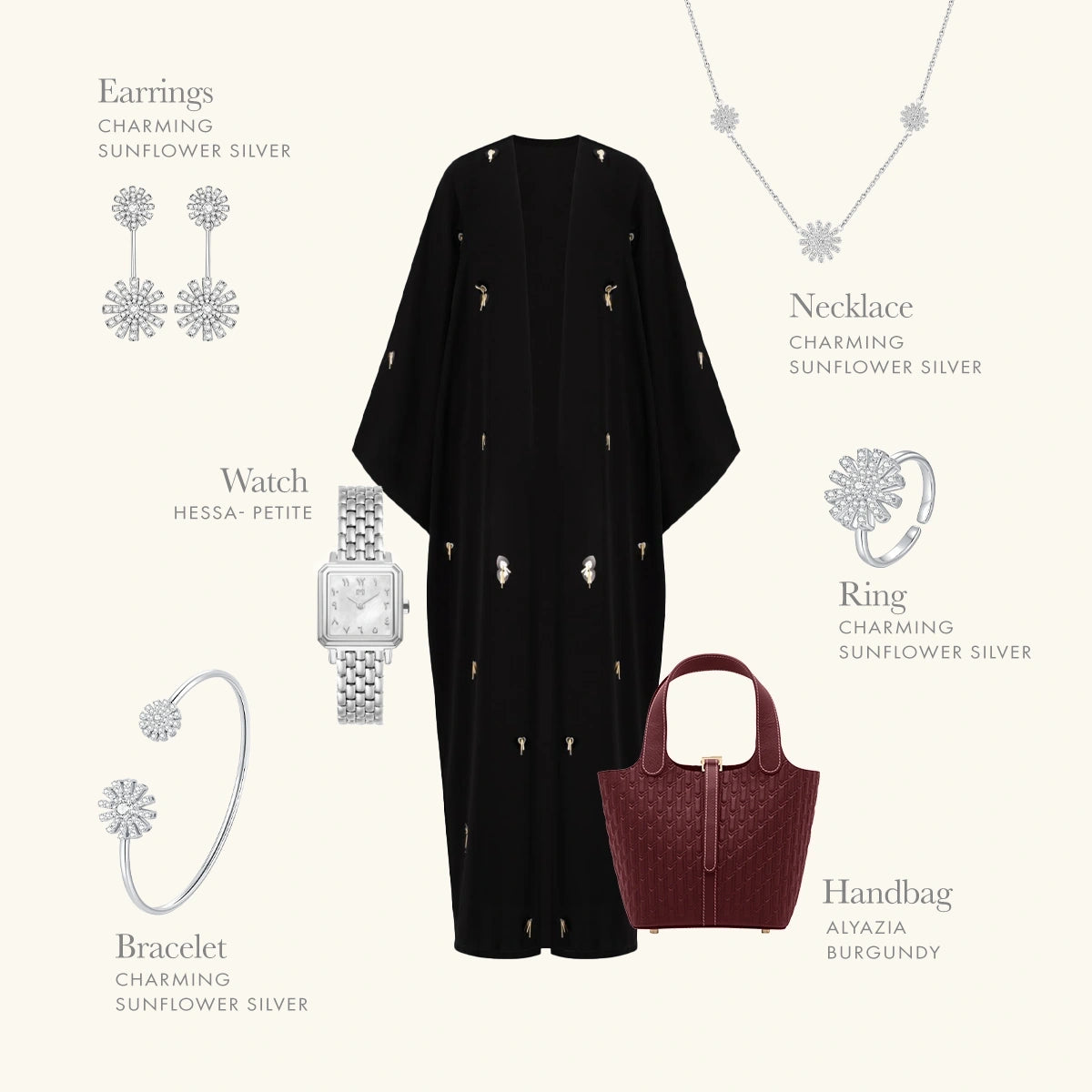 Charming Sunflower / Ring Silver