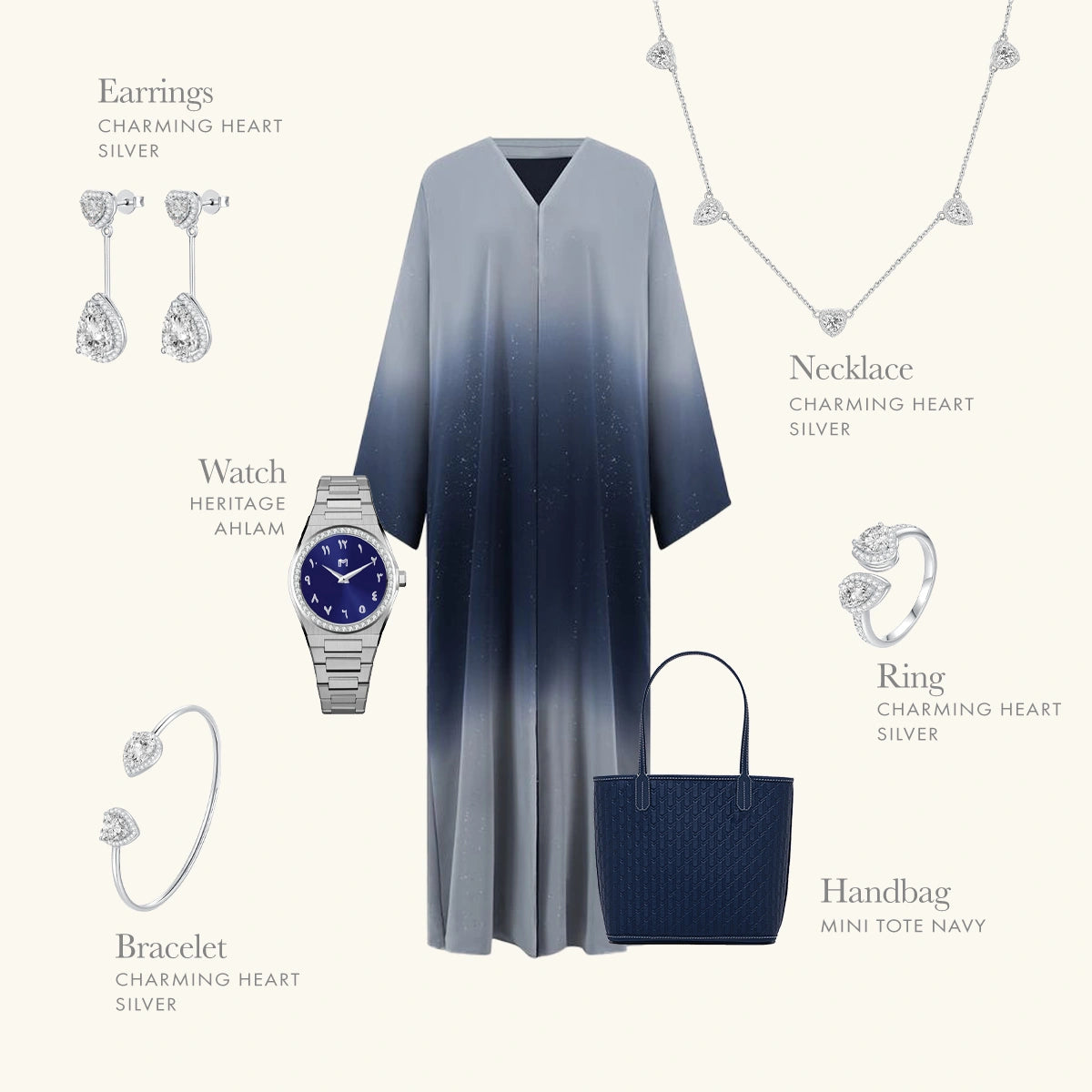 Charming Heart / Bangle Silver