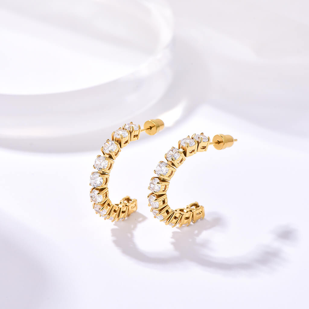 Tennis / Earrings Gold