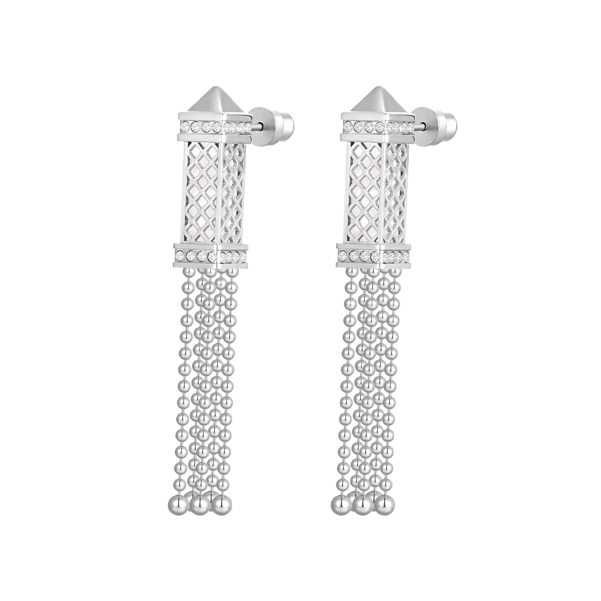 Tassel / Set Pearl Silver