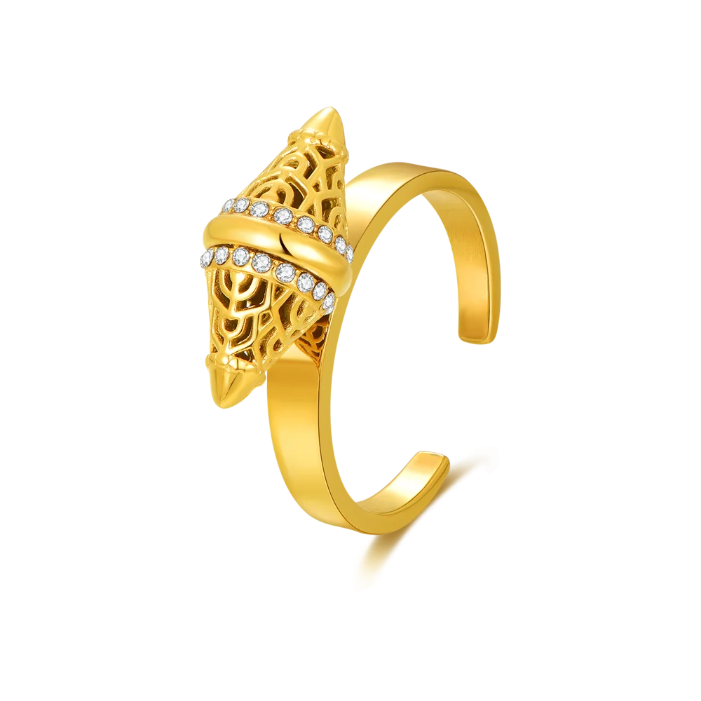 لانترن / خاتم باللون الذهبي