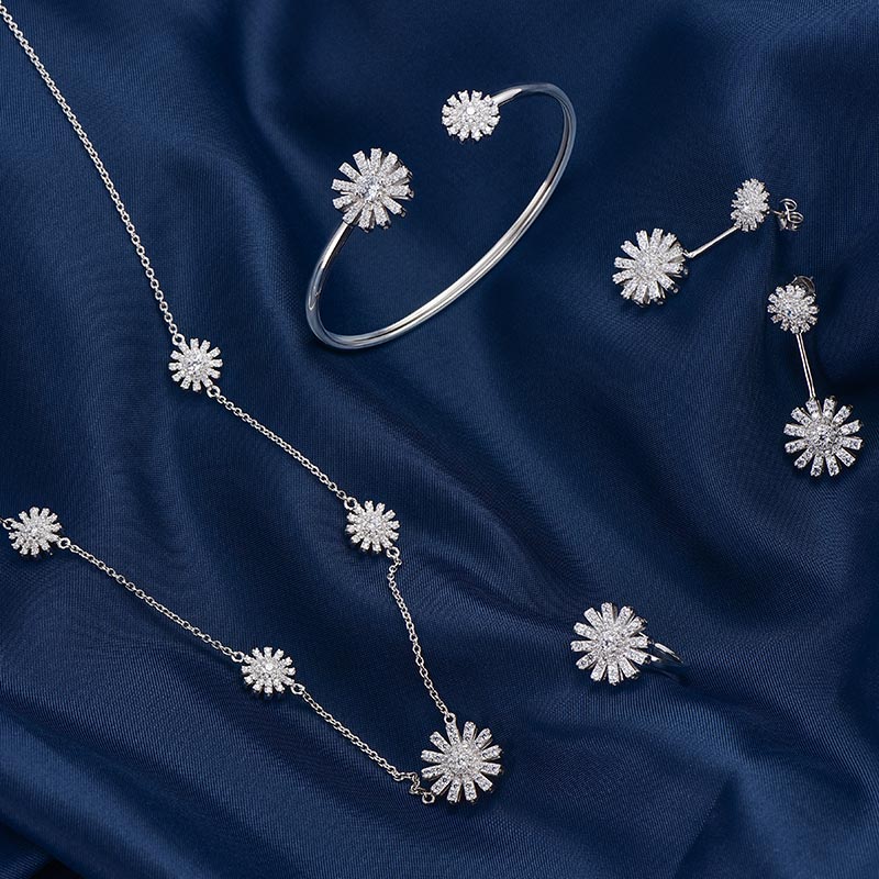 Charming Sunflower / Set Silver