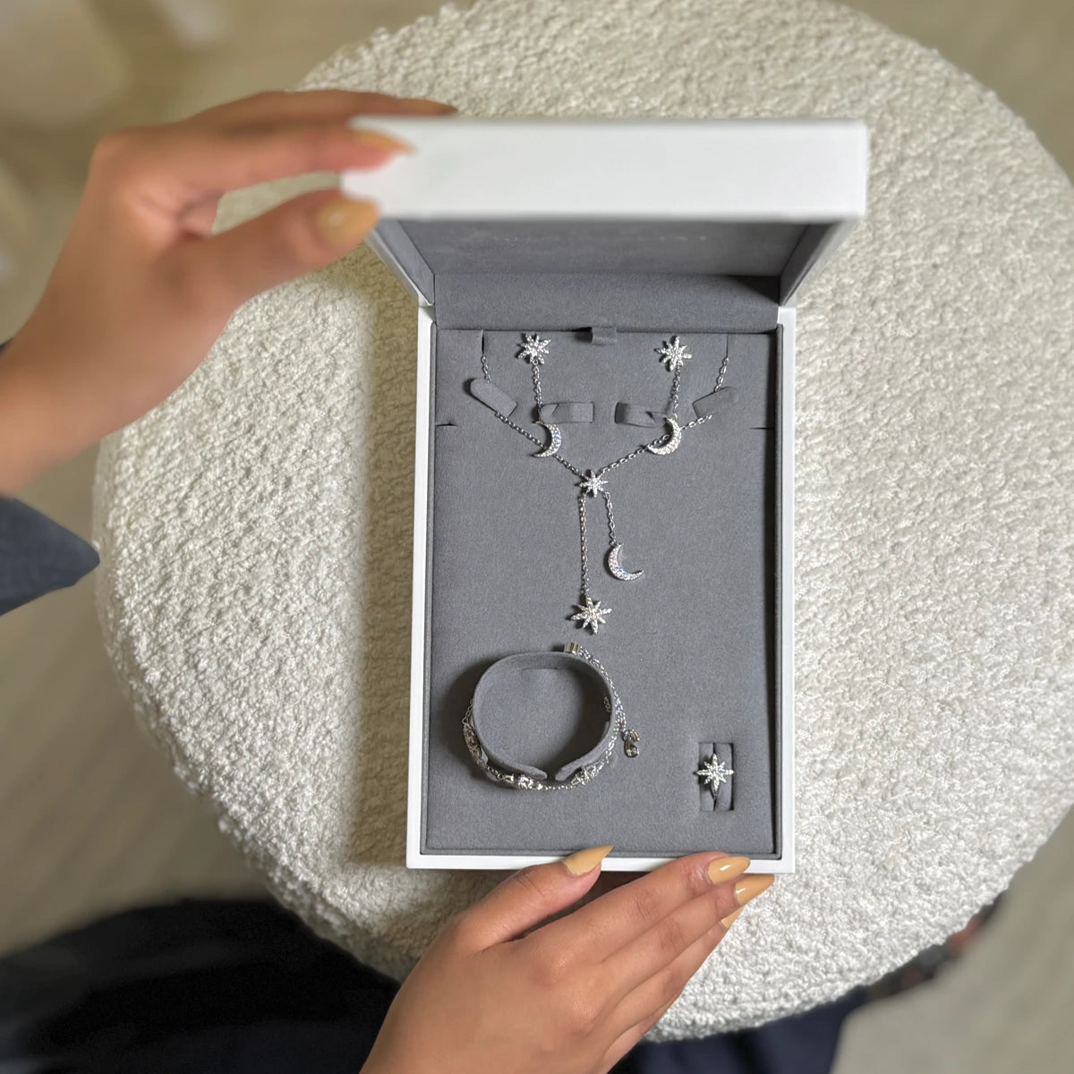 Moonstar / Necklace Silver