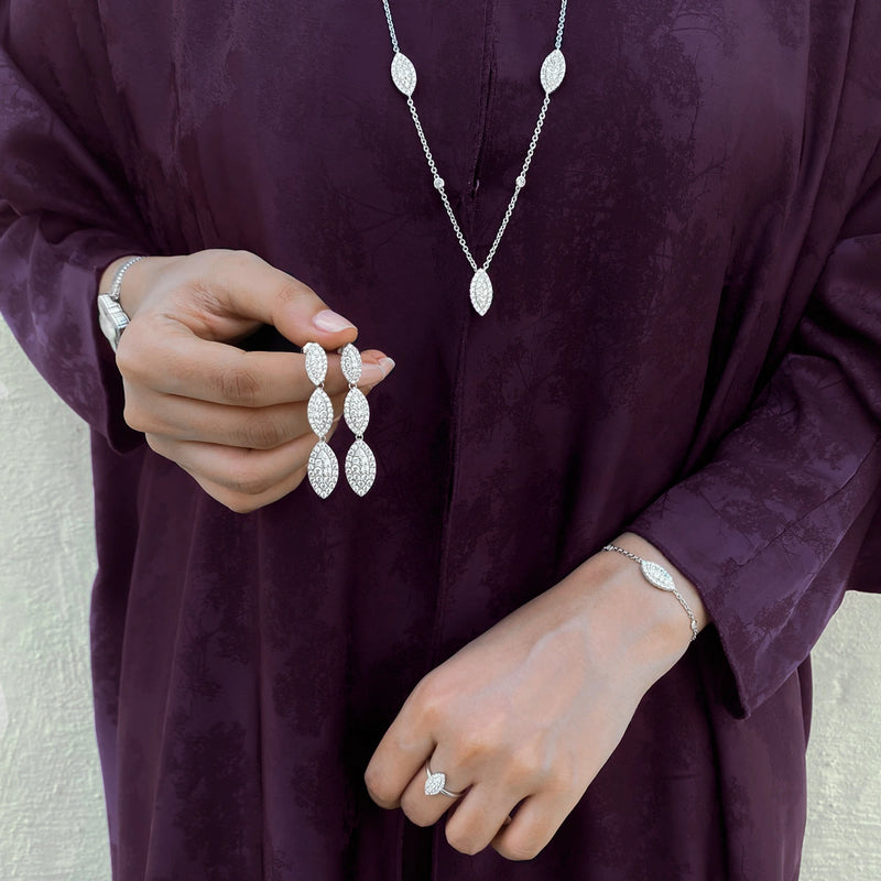 Daisy Leaf / Set Silver