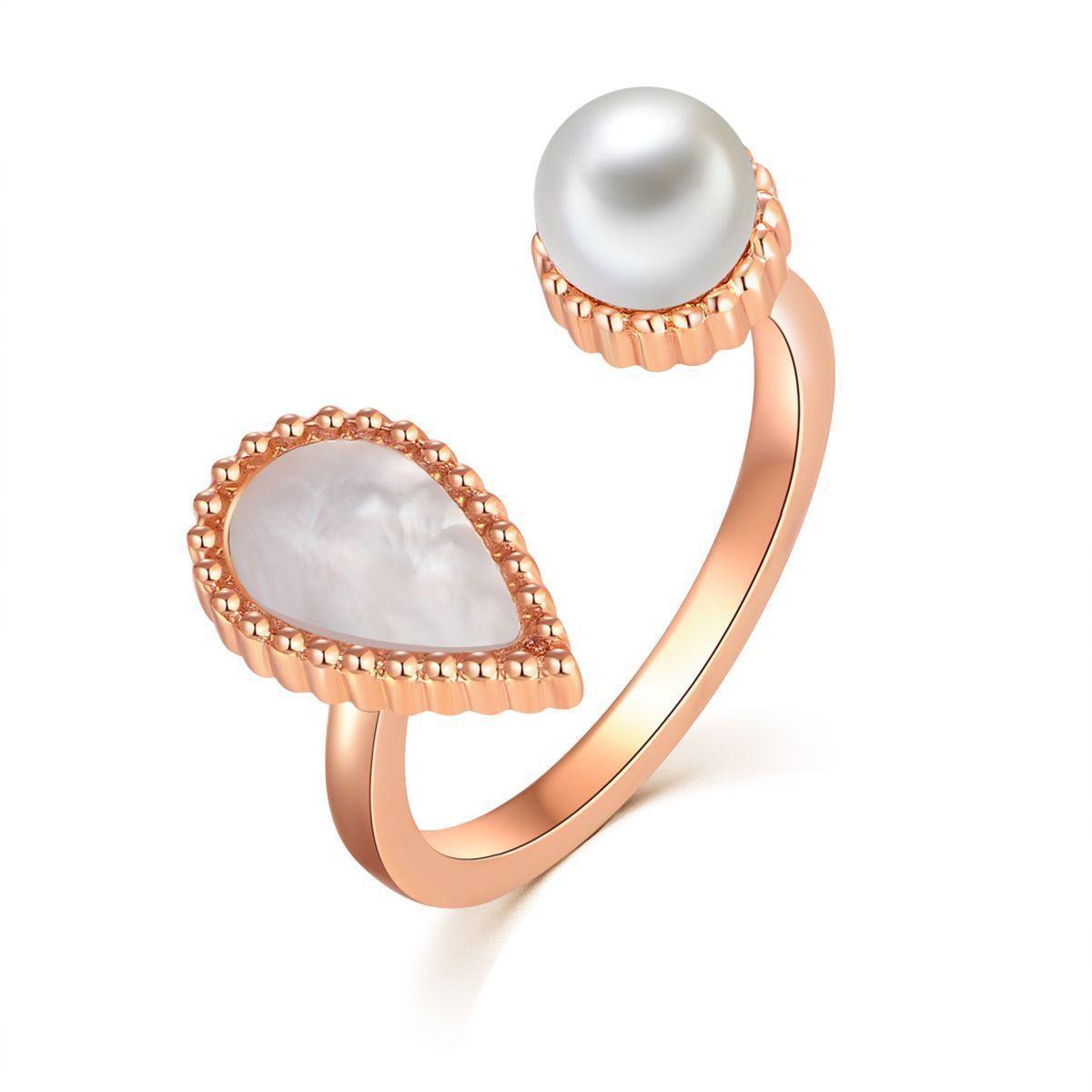 Drop / Set Pearl Rose Gold